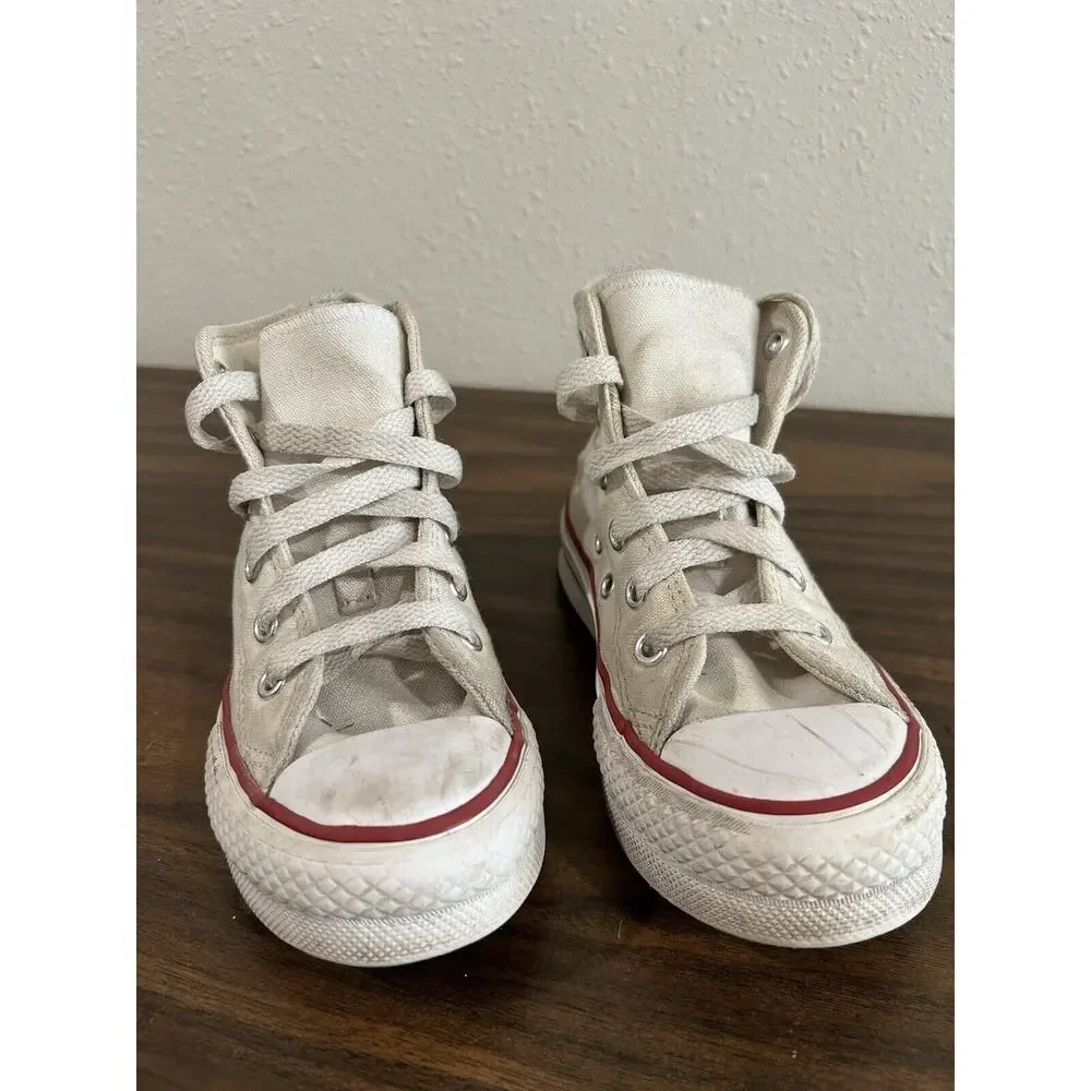Converse Kids Size 11 Chuck Taylor All Star‎ Canvas High Top Sneaker White